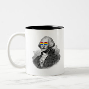 Caneca De Café Em Dois Tons George Washington Pride