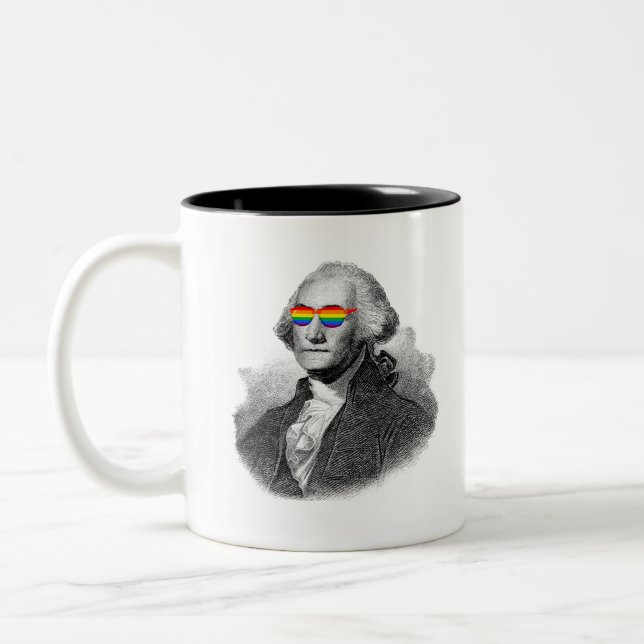 Caneca De Café Em Dois Tons George Washington Pride (Esquerda)