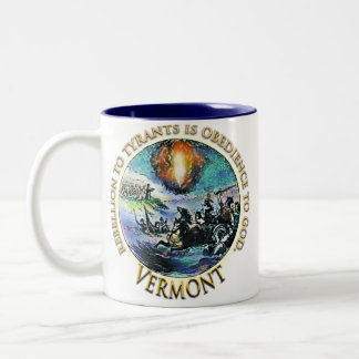 Caneca De Café Em Dois Tons George Washington Vermont Mug