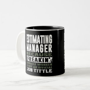 Caneca De Café Em Dois Tons Gerenciador de Estimativa