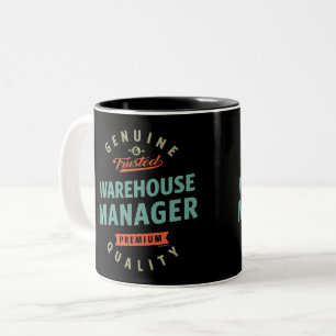 Caneca De Café Em Dois Tons Gerente de Depósito