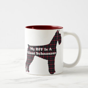Caneca De Café Em Dois Tons Giant Schnauzer BFF