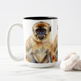 Caneca De Café Em Dois Tons Gibbon