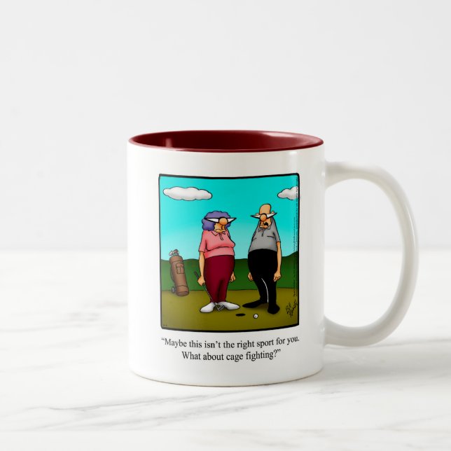 Caneca De Café Em Dois Tons Gift Humor Mug Engraçado (Direita)