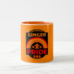 Caneca De Café Em Dois Tons Ginger Haired Pride