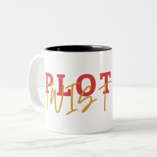 CANECA DE CAFÉ EM DOIS TONS GIRADA DE PLOT