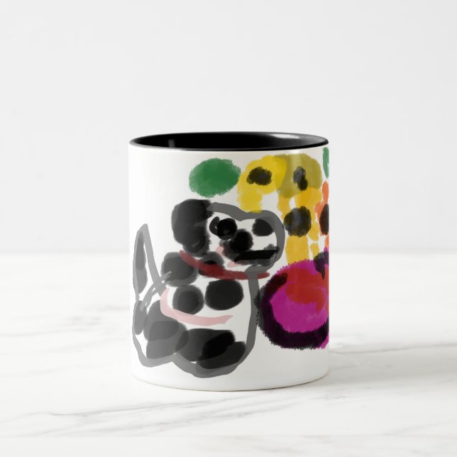 Caneca De Café Em Dois Tons girassóis da Dalmácia (Centro)