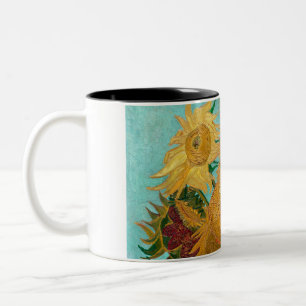 Caneca De Café Em Dois Tons Girassóis por Vincent van Gogh