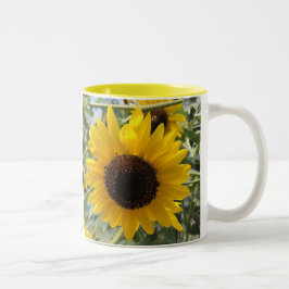 Caneca De Café Em Dois Tons Girassol
