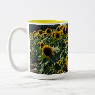 Caneca De Café Em Dois Tons Girassol