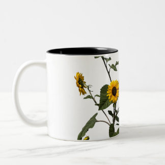 Caneca De Café Em Dois Tons Girassol Amarelo Vibrante