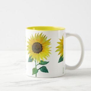 Caneca De Café Em Dois Tons Girassol da casa da quinta