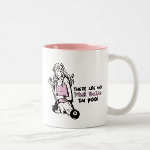 Caneca De Café Em Dois Tons Girly Cue