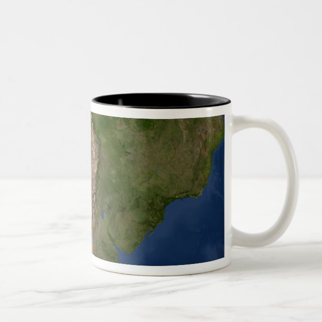 Caneca De Café Em Dois Tons Glaciares em regiões da América do Sul (Direita)