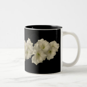 Caneca De Café Em Dois Tons Gladiolas