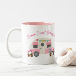 Caneca De Café Em Dois Tons Glamper Mug Rosa Home Doce