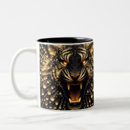 Caneca De Café Em Dois Tons Glittering Tiger