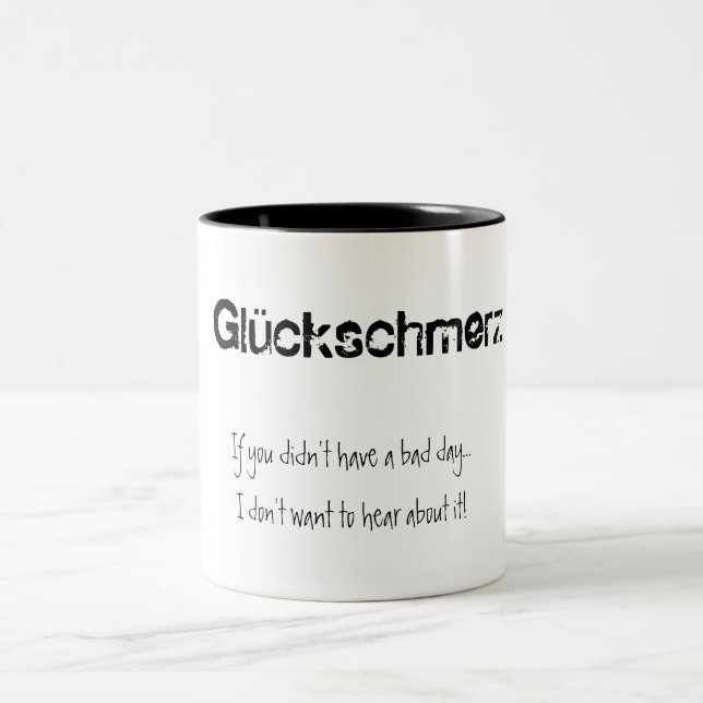 Caneca De Café Em Dois Tons Glückschmerz (Centro)