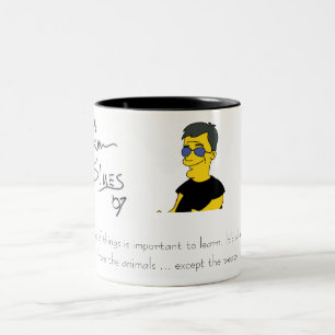 Caneca De Café Em Dois Tons gmanSimpson, Weaseling para fora…