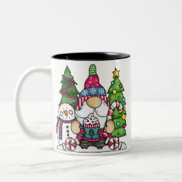 Caneca De Café Em Dois Tons Gnomebody Adora Cacau Quente Como Eu!