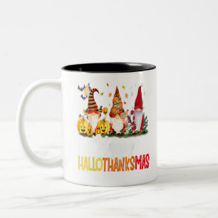 Caneca De Café Em Dois Tons Gnomos Lover Halloween Feliz Natal Feliz Hallo