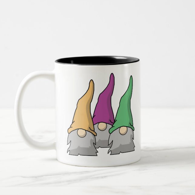 Caneca De Café Em Dois Tons Gnomos - Tomten (Esquerda)