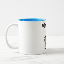 Caneca De Café Em Dois Tons Goblin Rider Ox Racer Fantasy Art Coffee Mug