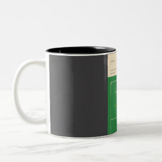 Caneca De Café Em Dois Tons gol de banana Roberto Carlos Free Kick