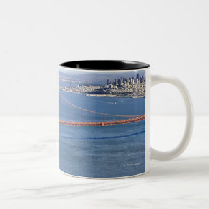 Caneca De Café Em Dois Tons Golden gate bridge e San Francisco. 2