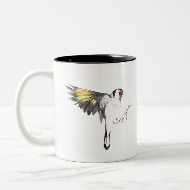Caneca De Café Em Dois Tons Goldfinch (Esquerda)