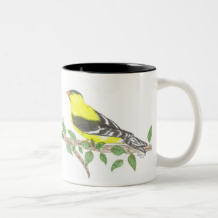 Caneca De Café Em Dois Tons Goldfinch - Mug De Dois Toneladas