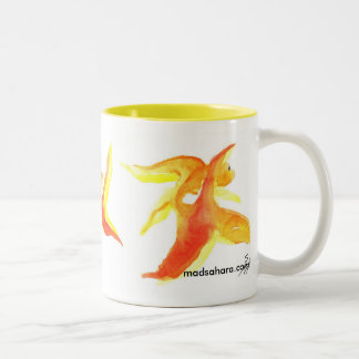 Caneca De Café Em Dois Tons Goldfishies