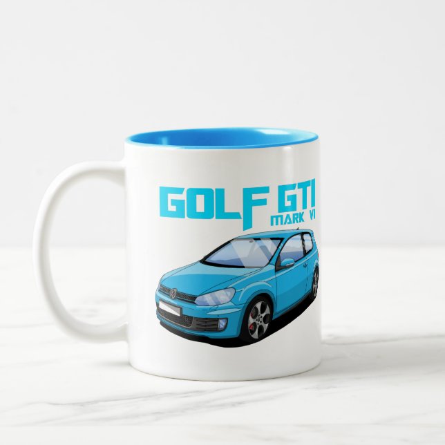 CANECA DE CAFÉ EM DOIS TONS GOLF GTI MK6 (Esquerda)
