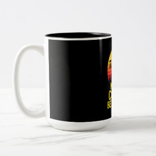 Caneca De Café Em Dois Tons Golfe De Disco Com Você