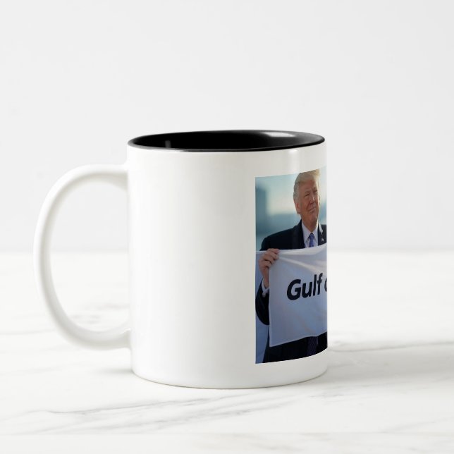 Caneca De Café Em Dois Tons Golfo da América Mug (Esquerda)