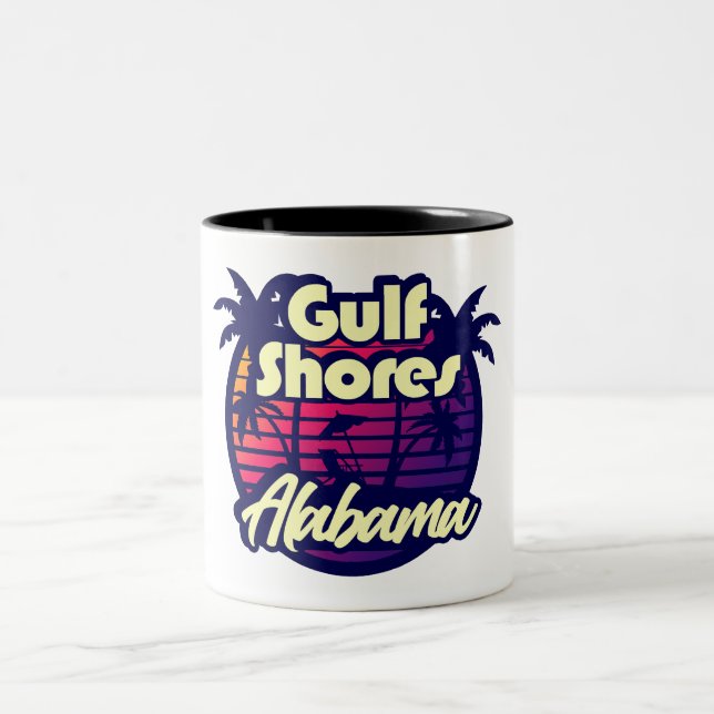Caneca De Café Em Dois Tons Golfo do Sul Alabama (Centro)