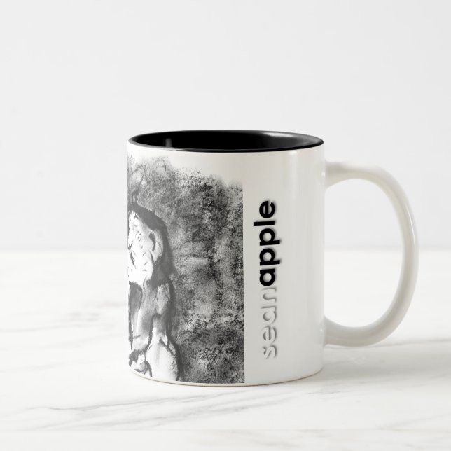 Caneca De Café Em Dois Tons Golpe de gras (Direita)