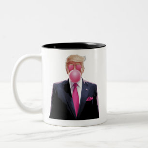 Caneca De Café Em Dois Tons Goma-Bola-Trump