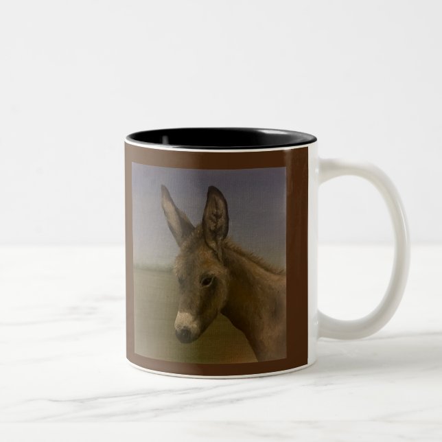 Caneca De Café Em Dois Tons Good Morning Donkey (Direita)