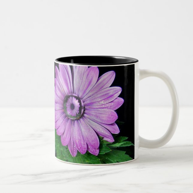 Caneca De Café Em Dois Tons Gorgeous Gerbera (Direita)