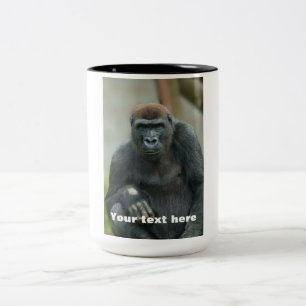 Caneca De Café Em Dois Tons Gorilla Lope Pose