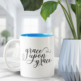 Caneca De Café Em Dois Tons Grace Sobre Grace Christian Cote Encorajando Prese