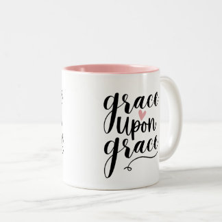 Caneca De Café Em Dois Tons Grace Sobre Grace Mug