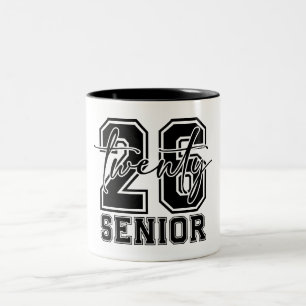 Caneca De Café Em Dois Tons Graduado Sênior 2026