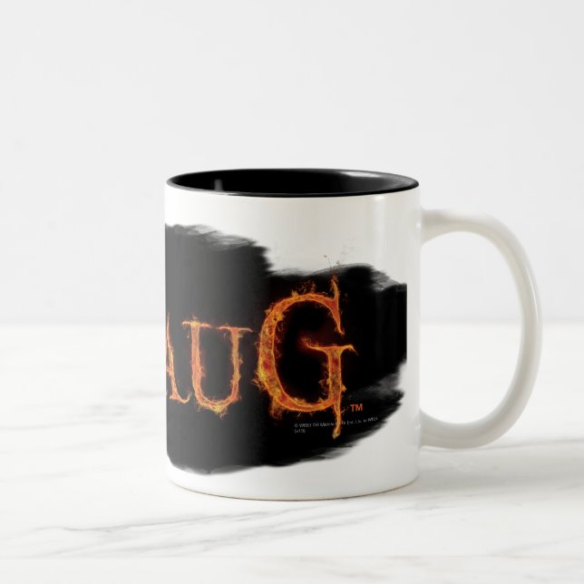 Caneca De Café Em Dois Tons Gráfico de nomes SMAUG™ (Direita)