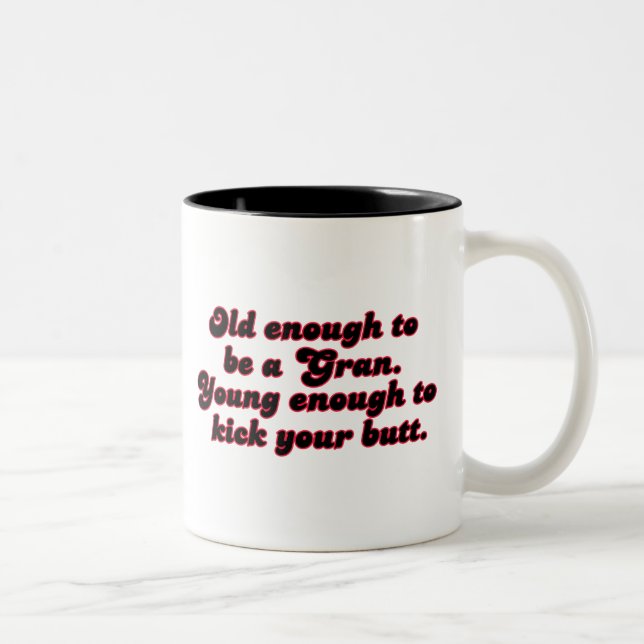 Caneca De Café Em Dois Tons Gran velho bastante (Direita)