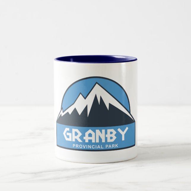 Caneca De Café Em Dois Tons Granby Provincial Park (Centro)