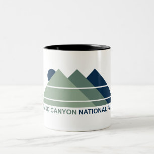 Caneca De Café Em Dois Tons Grand Canyon National Park Mountain Sun