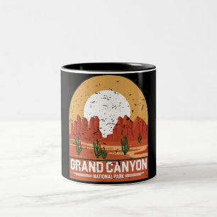 Caneca De Café Em Dois Tons Grand Canyon National Park Souvenir Arizona Road