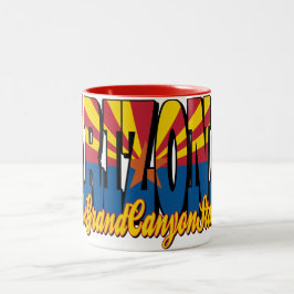 Caneca De Café Em Dois Tons Grand Canyon State
